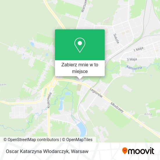 Mapa Oscar Katarzyna Włodarczyk