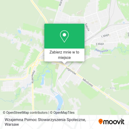 Mapa Wzajemna Pomoc Stowarzyszenia Społeczne