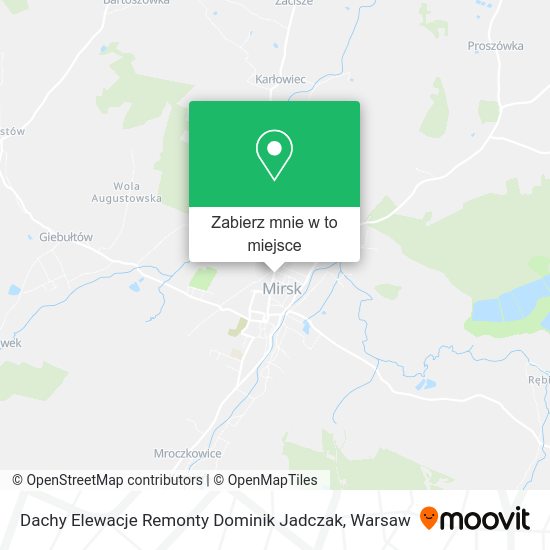 Mapa Dachy Elewacje Remonty Dominik Jadczak