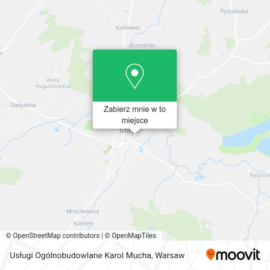 Mapa Usługi Ogólnobudowlane Karol Mucha