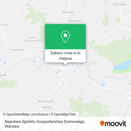 Mapa Naprawa Sprzetu Gospodarstwa Domowego