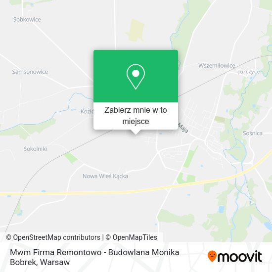 Mapa Mwm Firma Remontowo - Budowlana Monika Bobrek