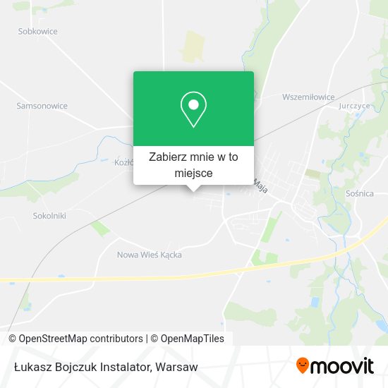 Mapa Łukasz Bojczuk Instalator