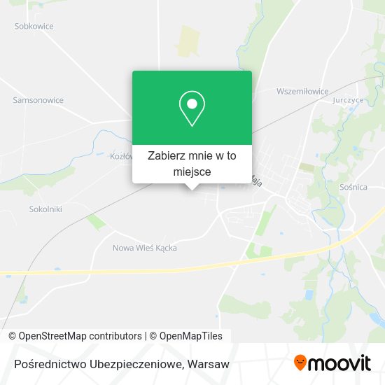 Mapa Pośrednictwo Ubezpieczeniowe