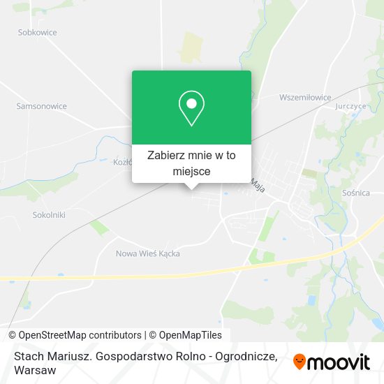 Mapa Stach Mariusz. Gospodarstwo Rolno - Ogrodnicze