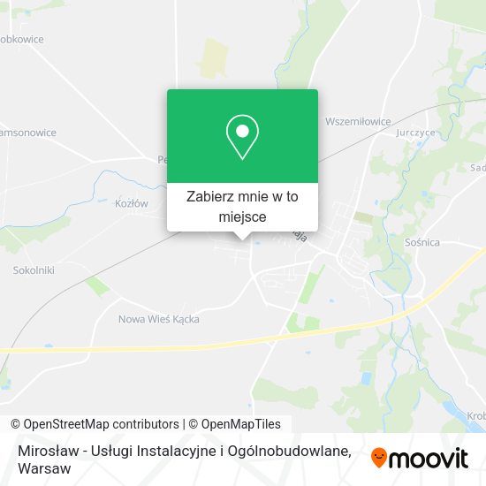 Mapa Mirosław - Usługi Instalacyjne i Ogólnobudowlane