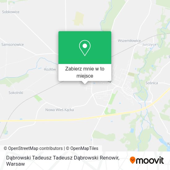 Mapa Dąbrowski Tadeusz Tadeusz Dąbrowski Renowir