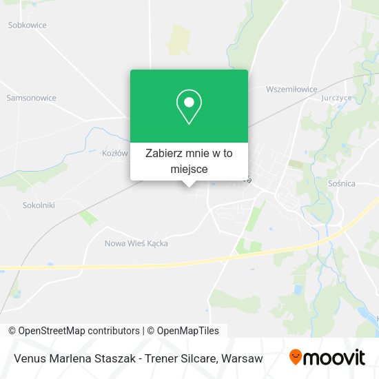 Mapa Venus Marlena Staszak - Trener Silcare