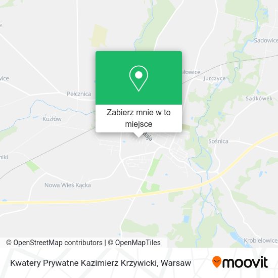 Mapa Kwatery Prywatne Kazimierz Krzywicki