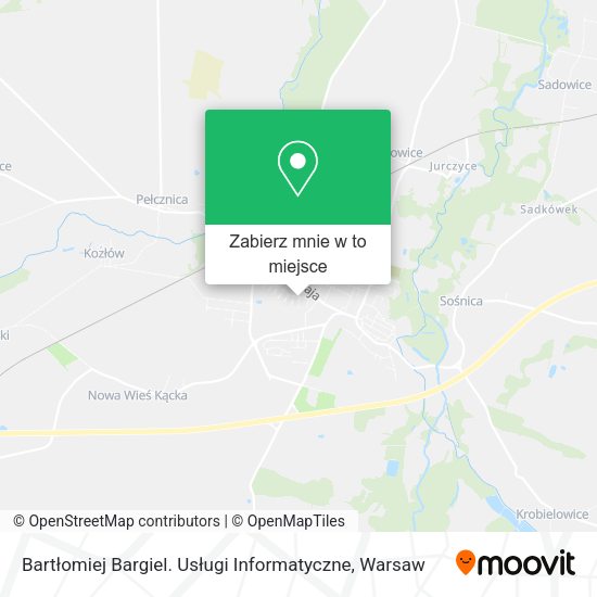 Mapa Bartłomiej Bargiel. Usługi Informatyczne