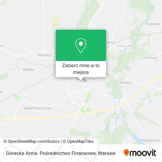 Mapa Górecka Anna. Pośrednictwo Finansowe