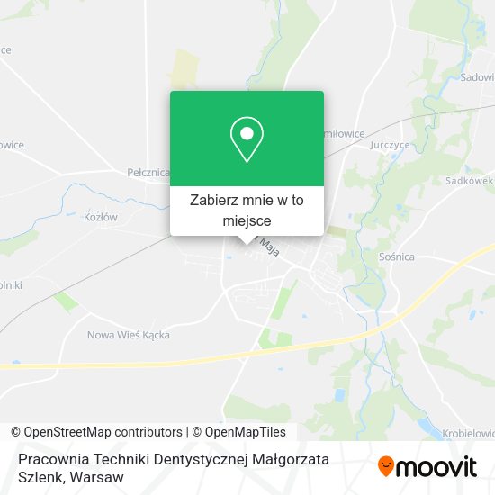 Mapa Pracownia Techniki Dentystycznej Małgorzata Szlenk