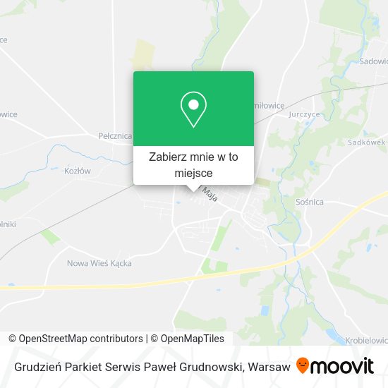 Mapa Grudzień Parkiet Serwis Paweł Grudnowski