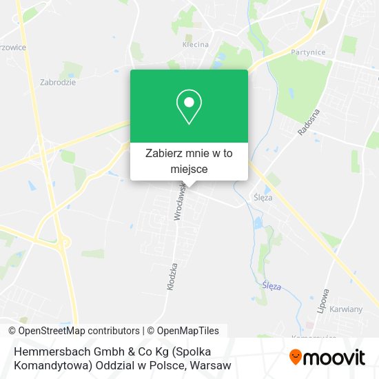 Mapa Hemmersbach Gmbh & Co Kg (Spolka Komandytowa) Oddzial w Polsce