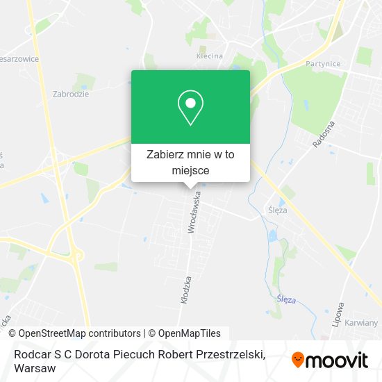 Mapa Rodcar S C Dorota Piecuch Robert Przestrzelski