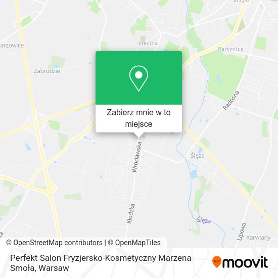 Mapa Perfekt Salon Fryzjersko-Kosmetyczny Marzena Smoła