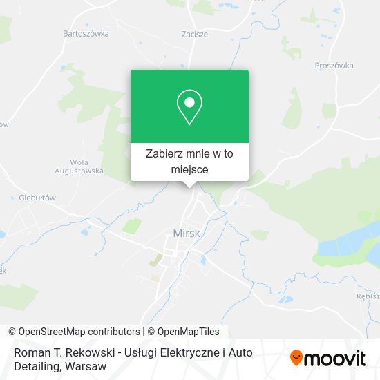 Mapa Roman T. Rekowski - Usługi Elektryczne i Auto Detailing