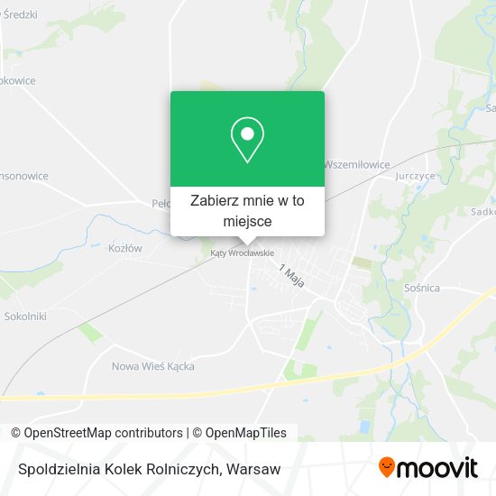 Mapa Spoldzielnia Kolek Rolniczych