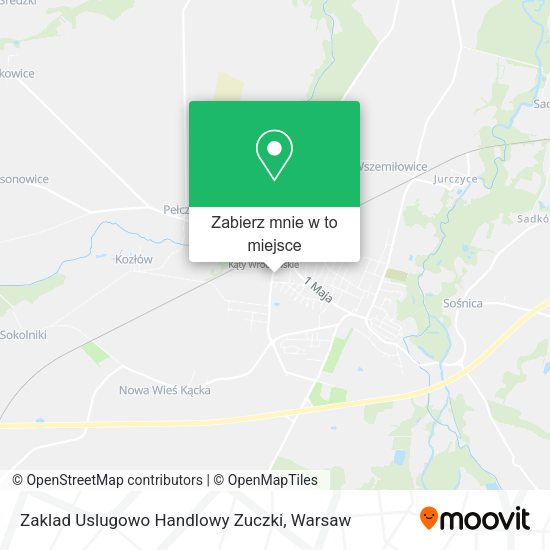 Mapa Zaklad Uslugowo Handlowy Zuczki