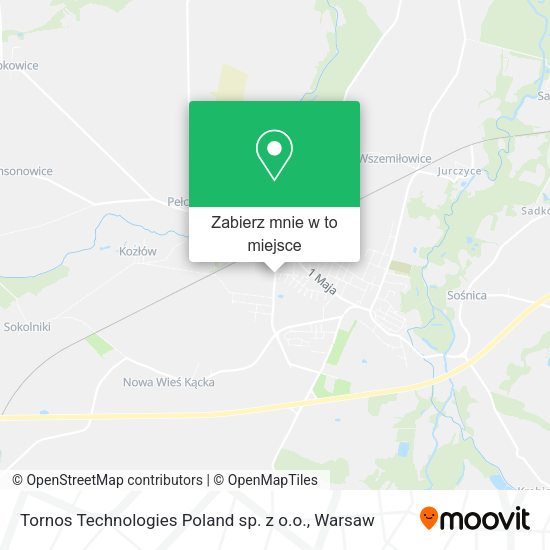 Mapa Tornos Technologies Poland sp. z o.o.