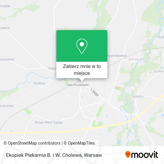 Mapa Ekopiek Piekarnia B. i W. Cholewa