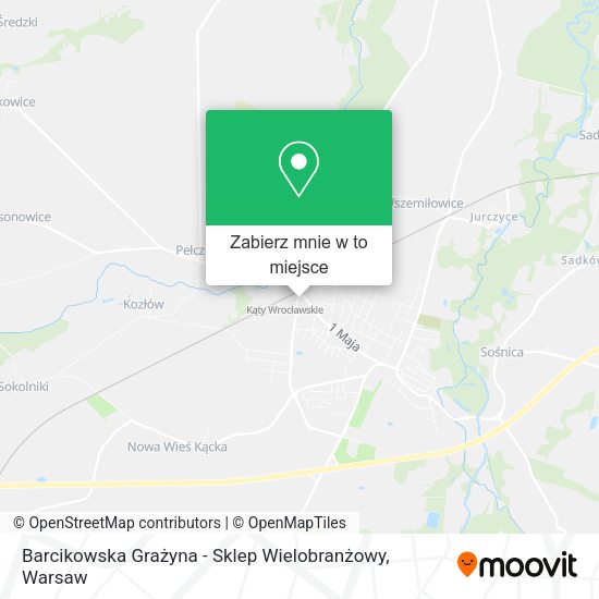 Mapa Barcikowska Grażyna - Sklep Wielobranżowy