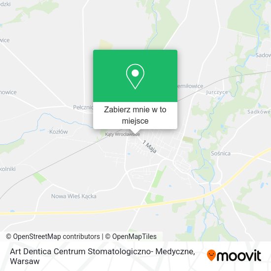 Mapa Art Dentica Centrum Stomatologiczno- Medyczne