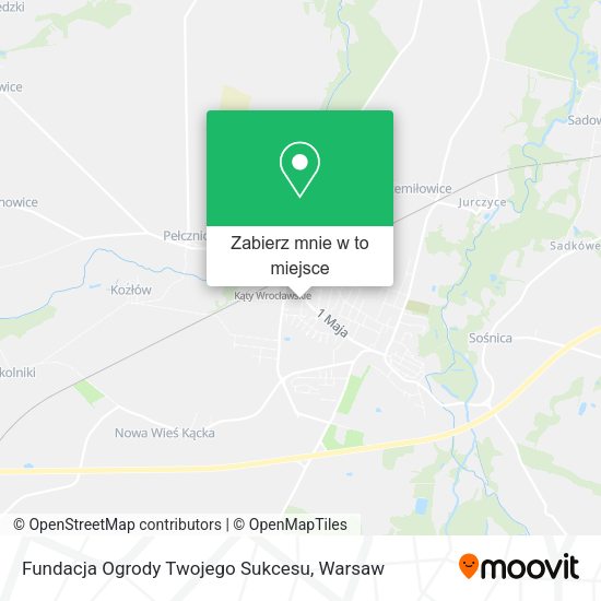 Mapa Fundacja Ogrody Twojego Sukcesu