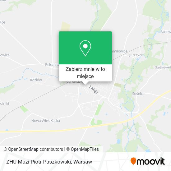 Mapa ZHU Mazi Piotr Paszkowski