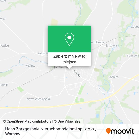 Mapa Haas Zarządzanie Nieruchomościami sp. z o.o.