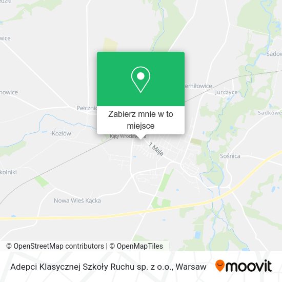 Mapa Adepci Klasycznej Szkoły Ruchu sp. z o.o.