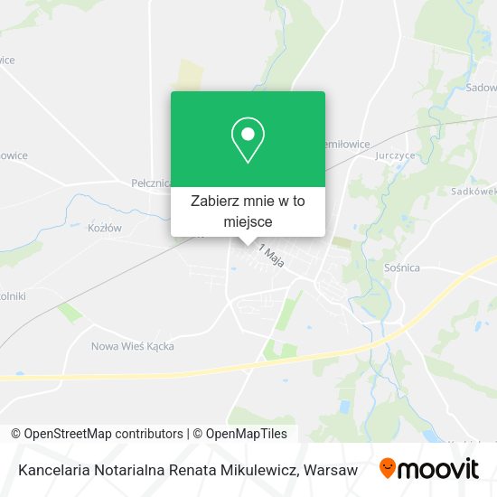 Mapa Kancelaria Notarialna Renata Mikulewicz