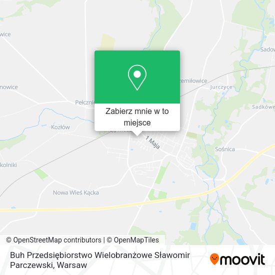 Mapa Buh Przedsiębiorstwo Wielobranżowe Sławomir Parczewski