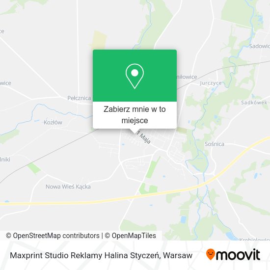 Mapa Maxprint Studio Reklamy Halina Styczeń