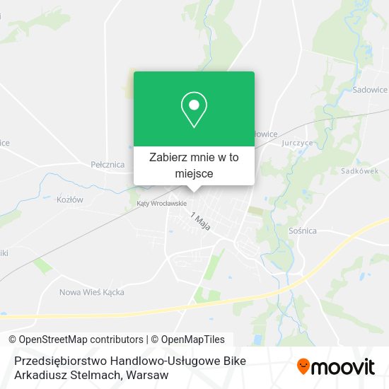 Mapa Przedsiębiorstwo Handlowo-Usługowe Bike Arkadiusz Stelmach