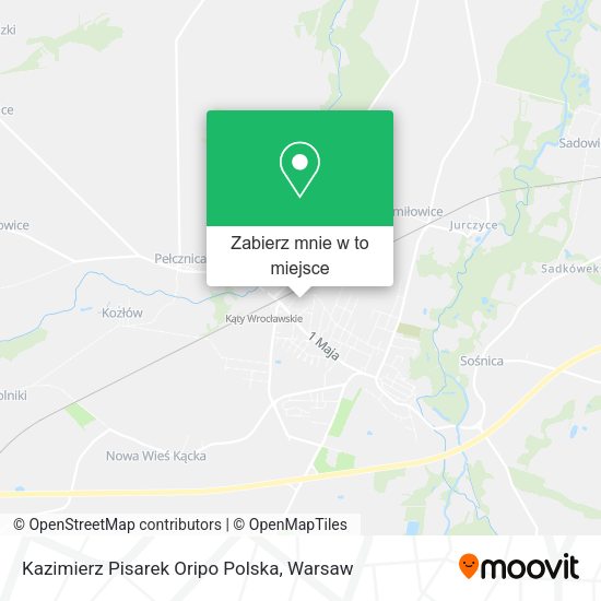 Mapa Kazimierz Pisarek Oripo Polska