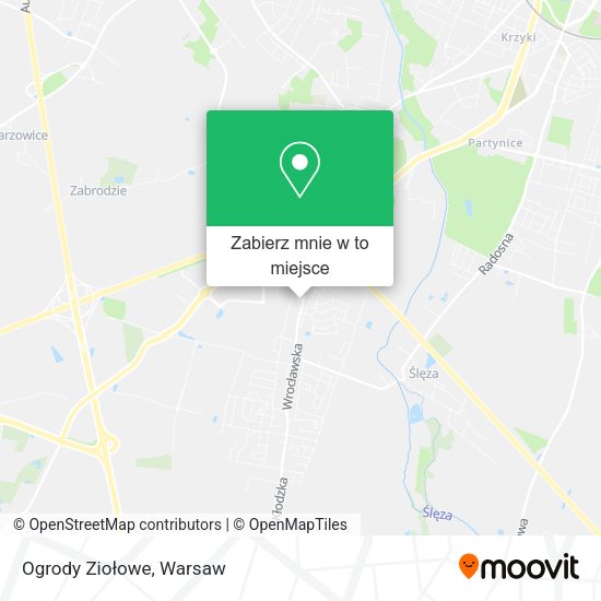 Mapa Ogrody Ziołowe