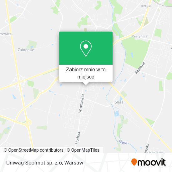 Mapa Uniwag-Spolmot sp. z o