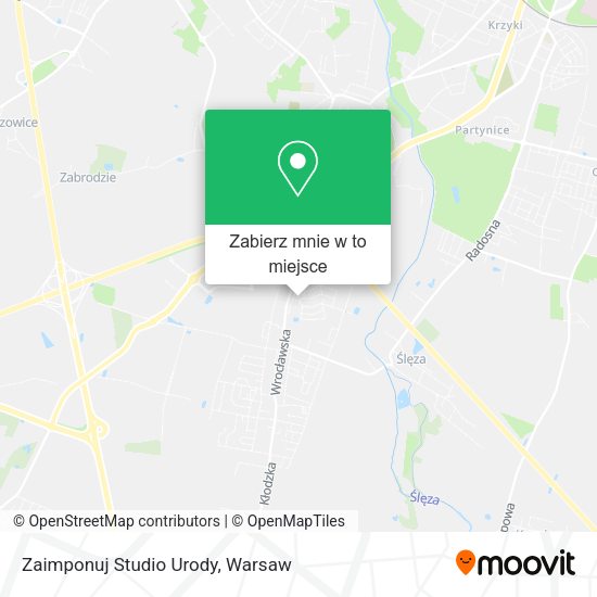 Mapa Zaimponuj Studio Urody