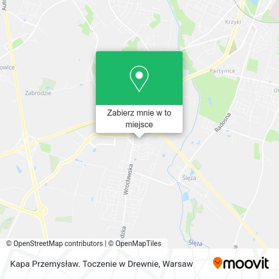 Mapa Kapa Przemysław. Toczenie w Drewnie