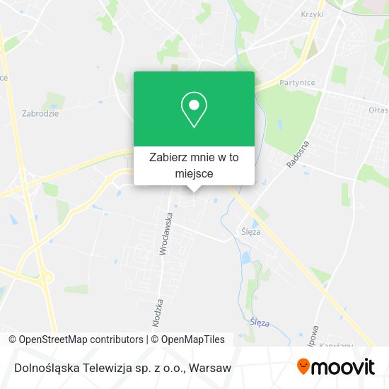 Mapa Dolnośląska Telewizja sp. z o.o.