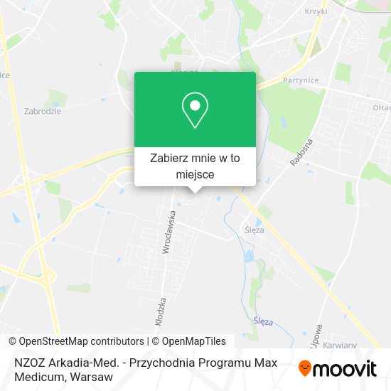 Mapa NZOZ Arkadia-Med. - Przychodnia Programu Max Medicum