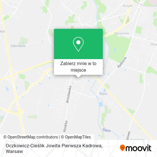 Mapa Oczkowicz-Cieślik Jowita Pierwsza Kadrowa