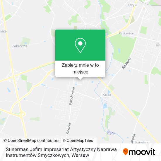 Mapa Stinerman Jefim Impresariat Artystyczny Naprawa Instrumentów Smyczkowych