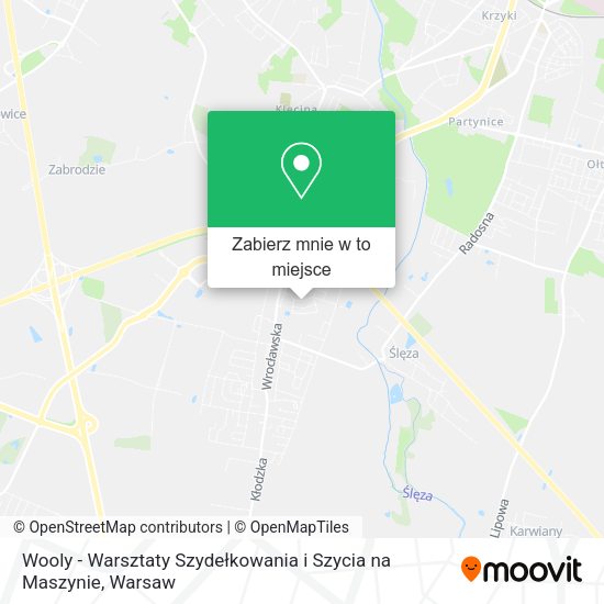 Mapa Wooly - Warsztaty Szydełkowania i Szycia na Maszynie