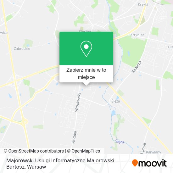 Mapa Majorowski Uslugi Informatyczne Majorowski Bartosz