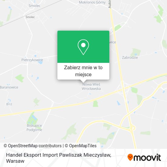 Mapa Handel Eksport Import Pawliszak Mieczysław