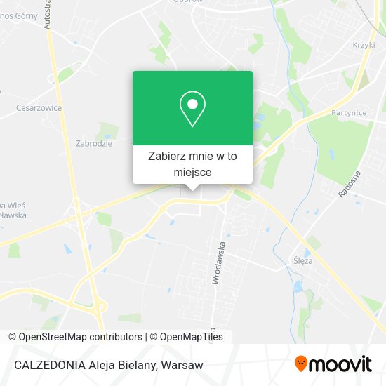 Mapa CALZEDONIA Aleja Bielany