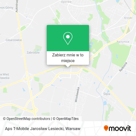 Mapa Aps T-Mobile Jarosław Lesiecki