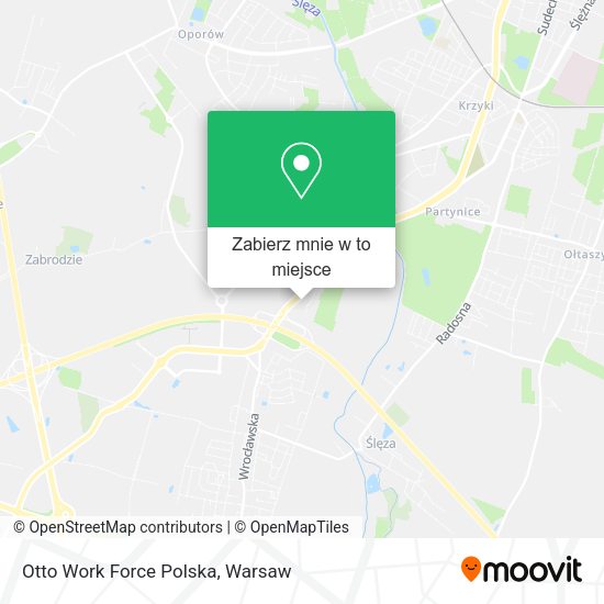 Mapa Otto Work Force Polska